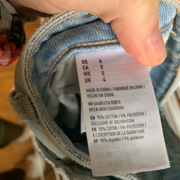 American eagle denim skirt size 0 - Picture 2 of 2